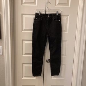 7 FOR ALL MANKIND HIGH WAIST SKINNY ANKLE JEAN. SIZE 28